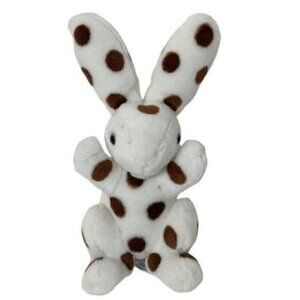 SPOTTY brown BUNNY  Plush by Yottoy from Spotty Bunny Book 11” Stuffed animal